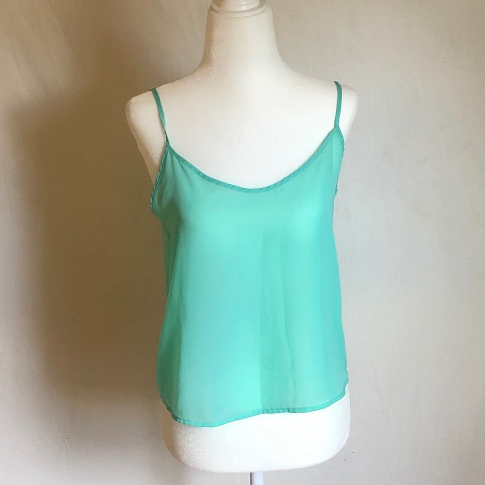NWOT American Apparel Chiffon Tank